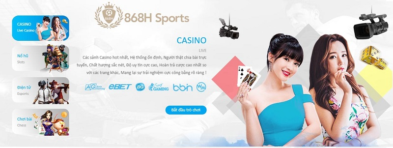 868H – Đẳng cấp giải trí trực tuyến chuẩn quốc tế