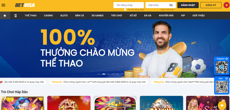 BETVISA - Nhà cái cá cược có nhiều ưu đãi siêu khủng