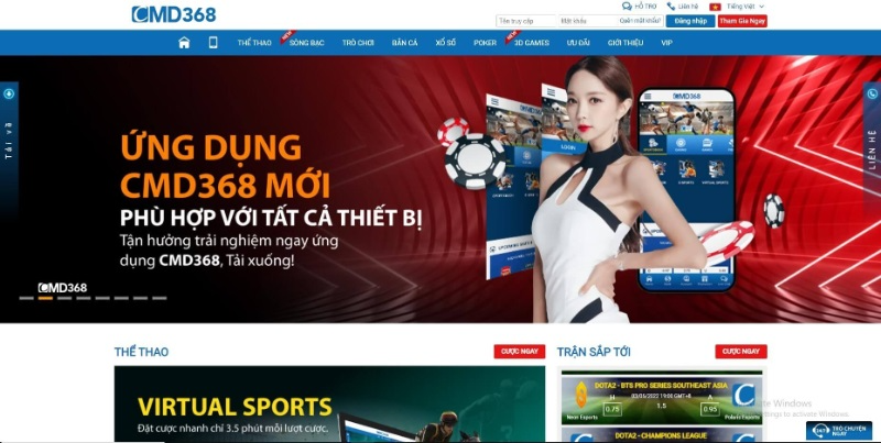 CMD368 - Thiên đường giải trí cá cược uy tín nhất 2023