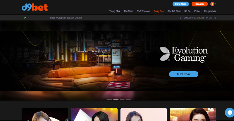 D9BET -  Nhà cái uy tín xanh chín hàng đầu cho cược thủ