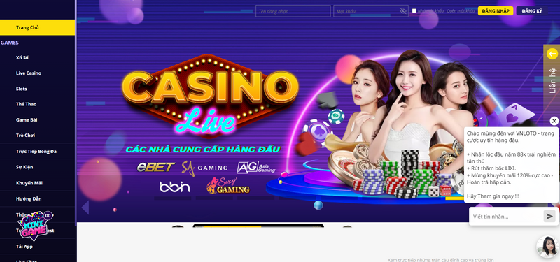 VNLOTO - Thiên đường săn thưởng hấp dẫn cho người chơi