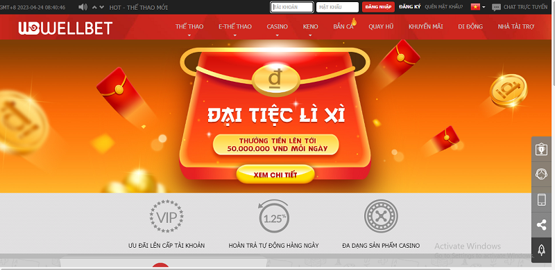 Wellbet - Nhà cái cá cược siêu đỉnh và cực chất hiện nay